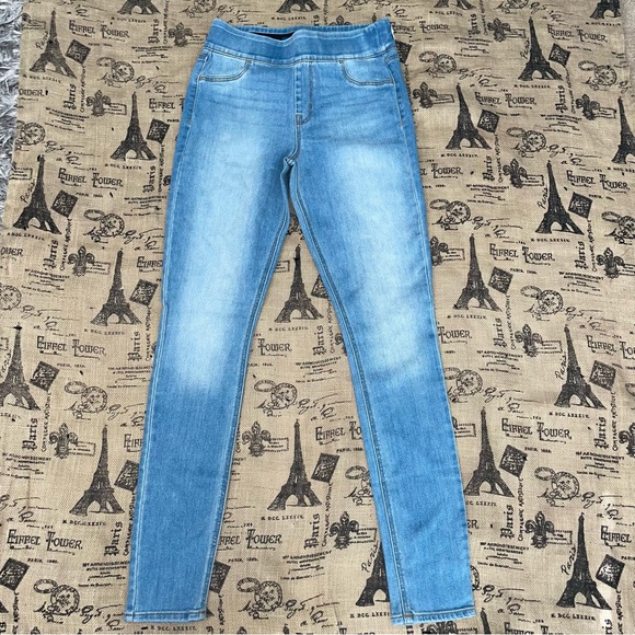 Old Navy NWT! Women'S In Tall Blue Mid-Rise Rockstar Super Skinny Jeggings - Picture 4 of 15